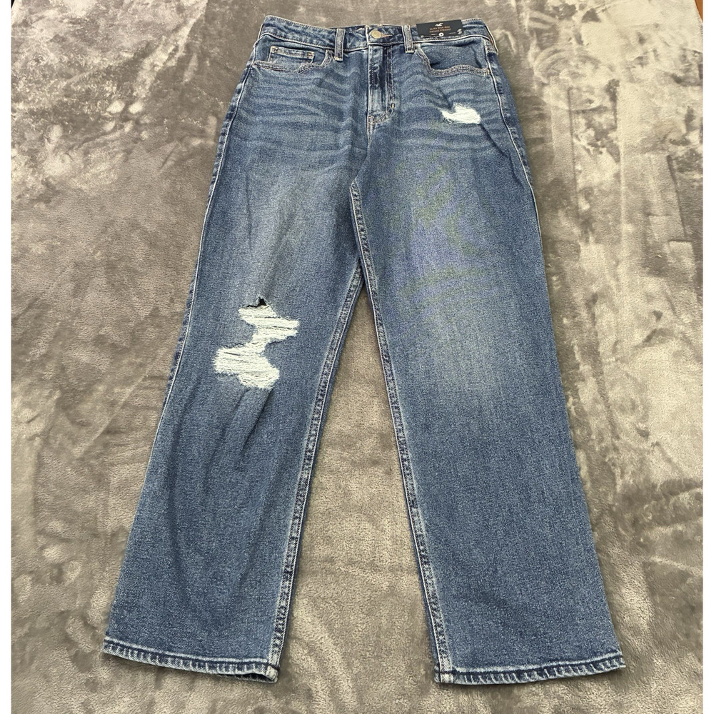 Hollister Jeans Womens 27 Blue Ultra HighRise Vintage Stretch Distressed Denim